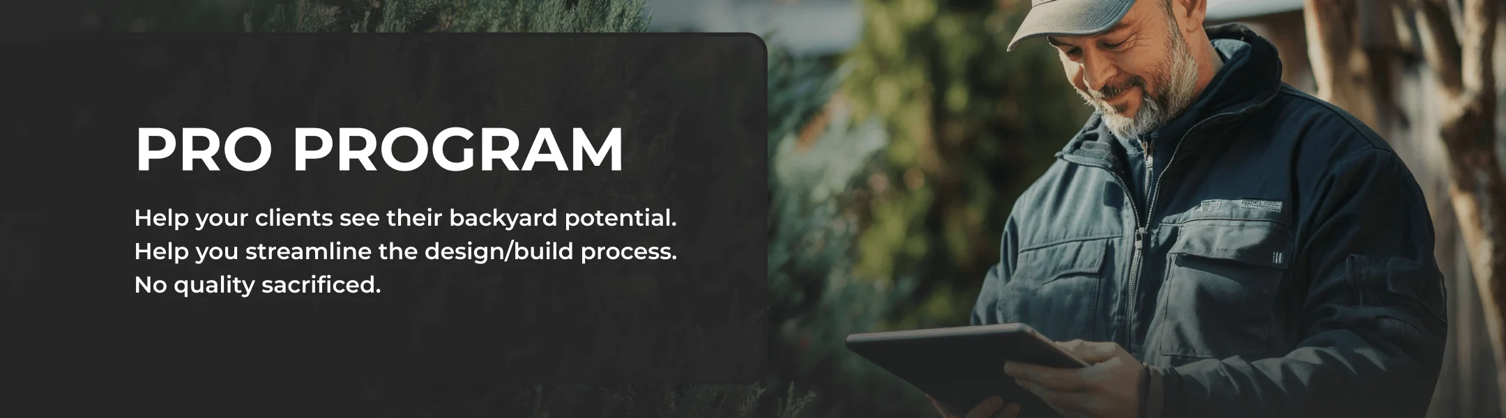 Backyard Discovery Pro Program Banner
