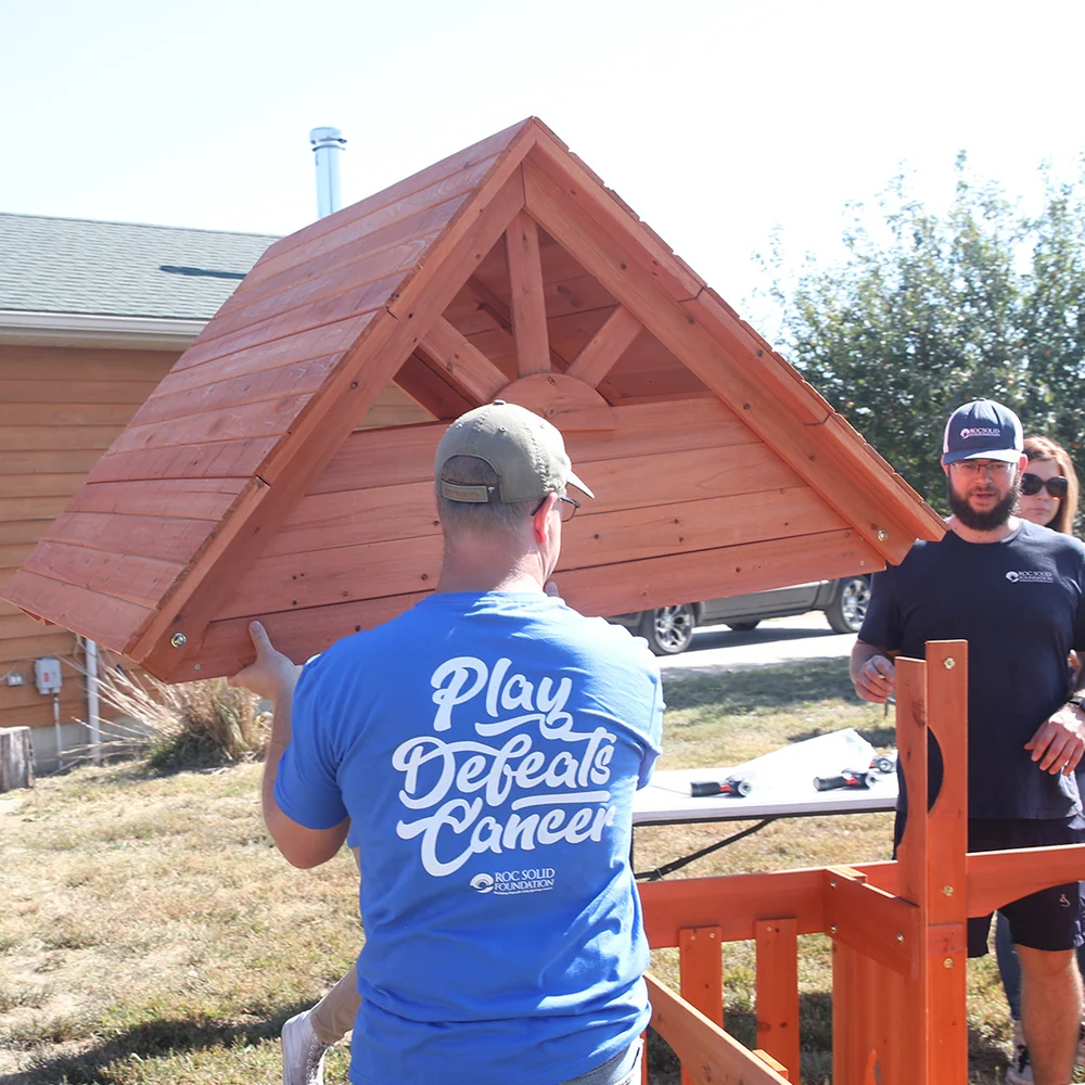 putting together playhouse